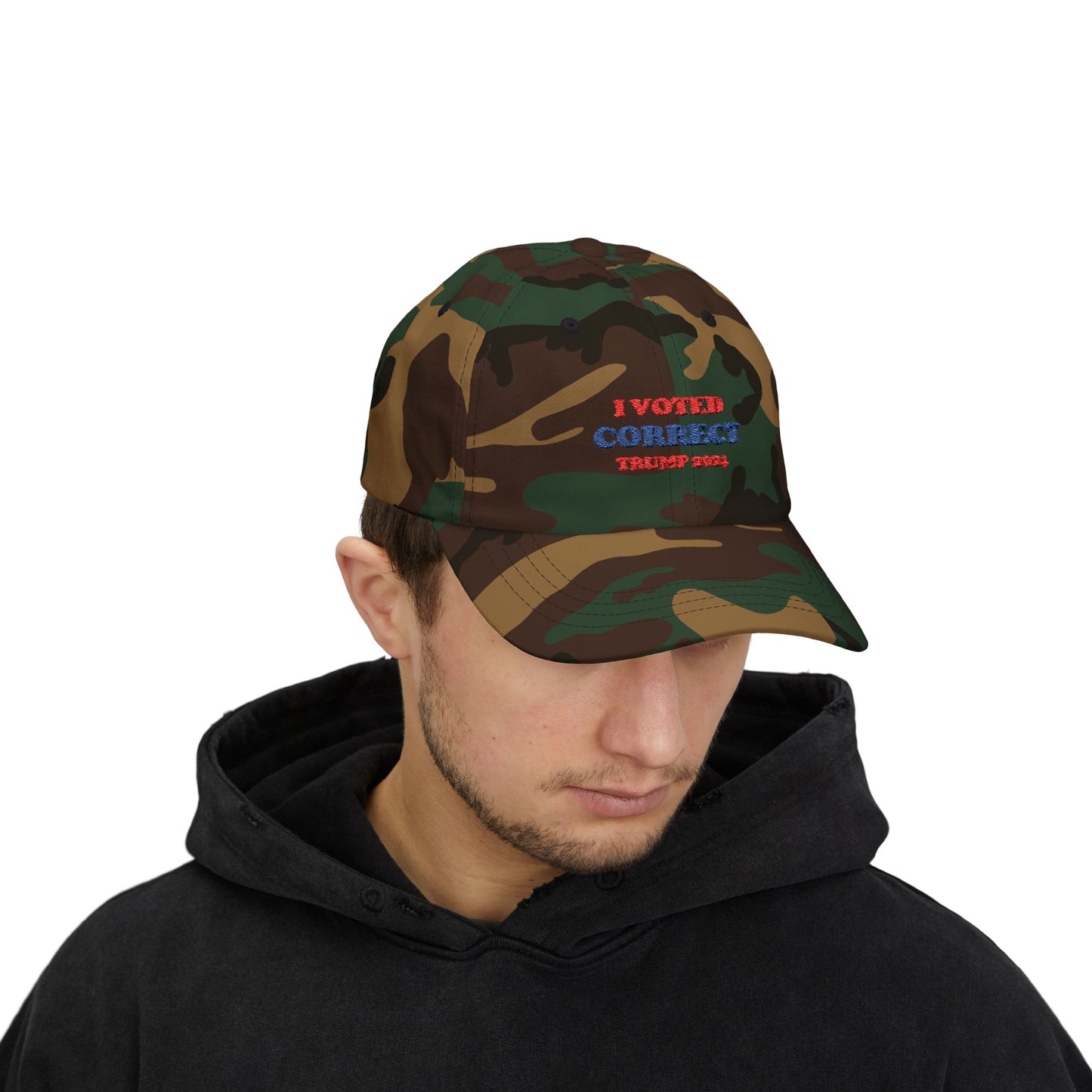 I Voted Correct Classic Dad Cap - Trump 2024 Hat for Supporters