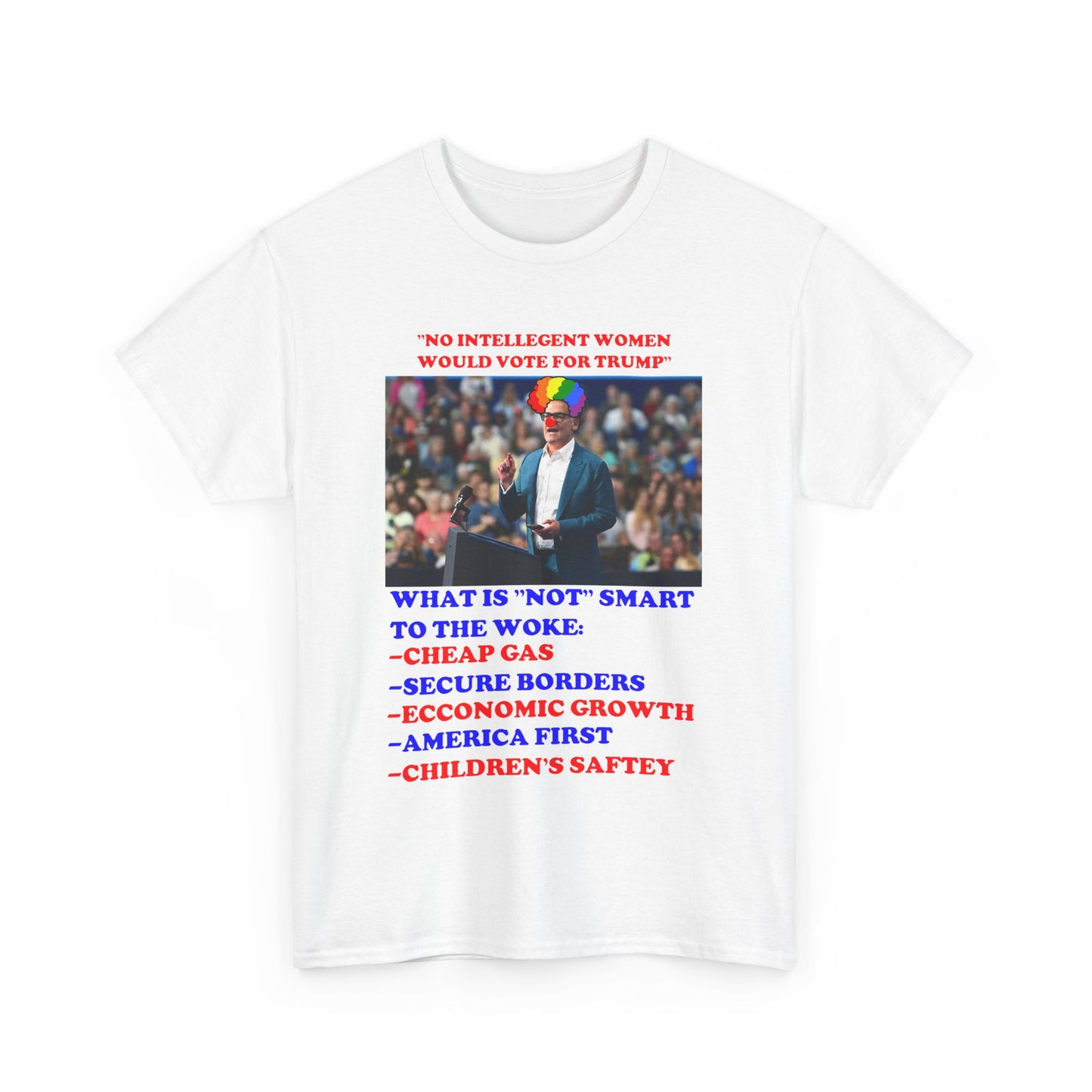 'INTELLEGENT WOMEN FOR TRUMP' NOVELTY TRUMP TEE