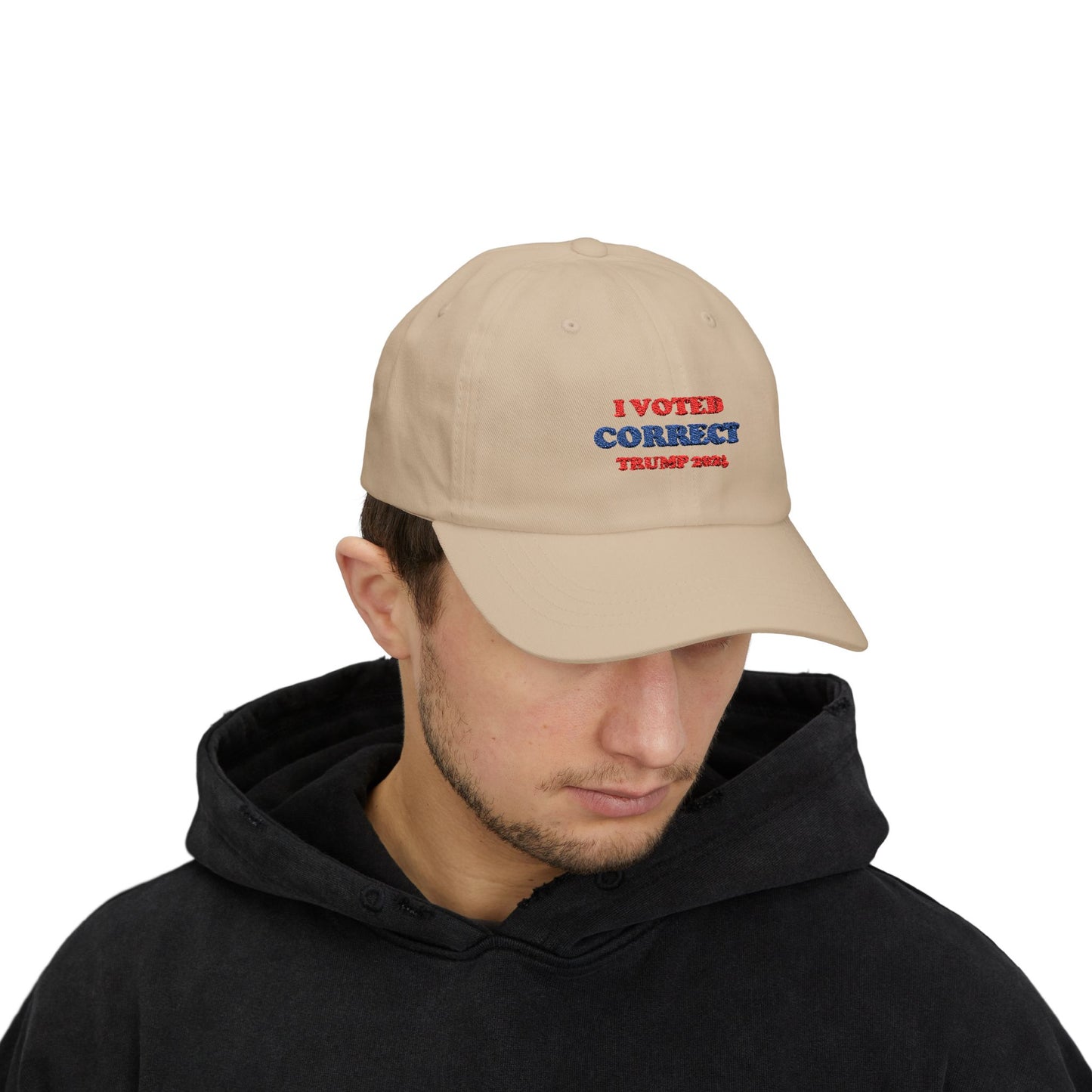 I Voted Correct Classic Dad Cap - Trump 2024 Hat for Supporters