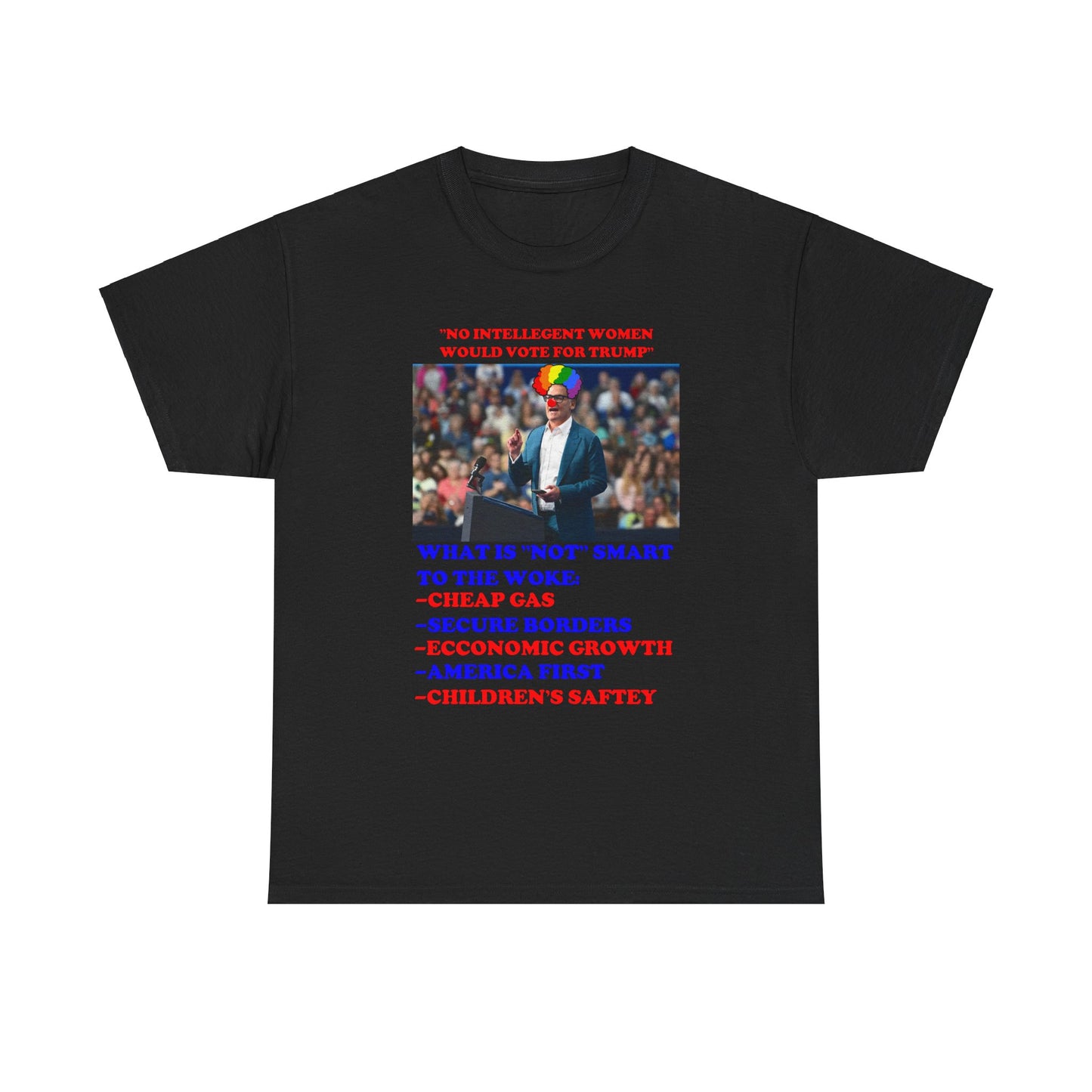 'INTELLEGENT WOMEN FOR TRUMP' NOVELTY TRUMP TEE