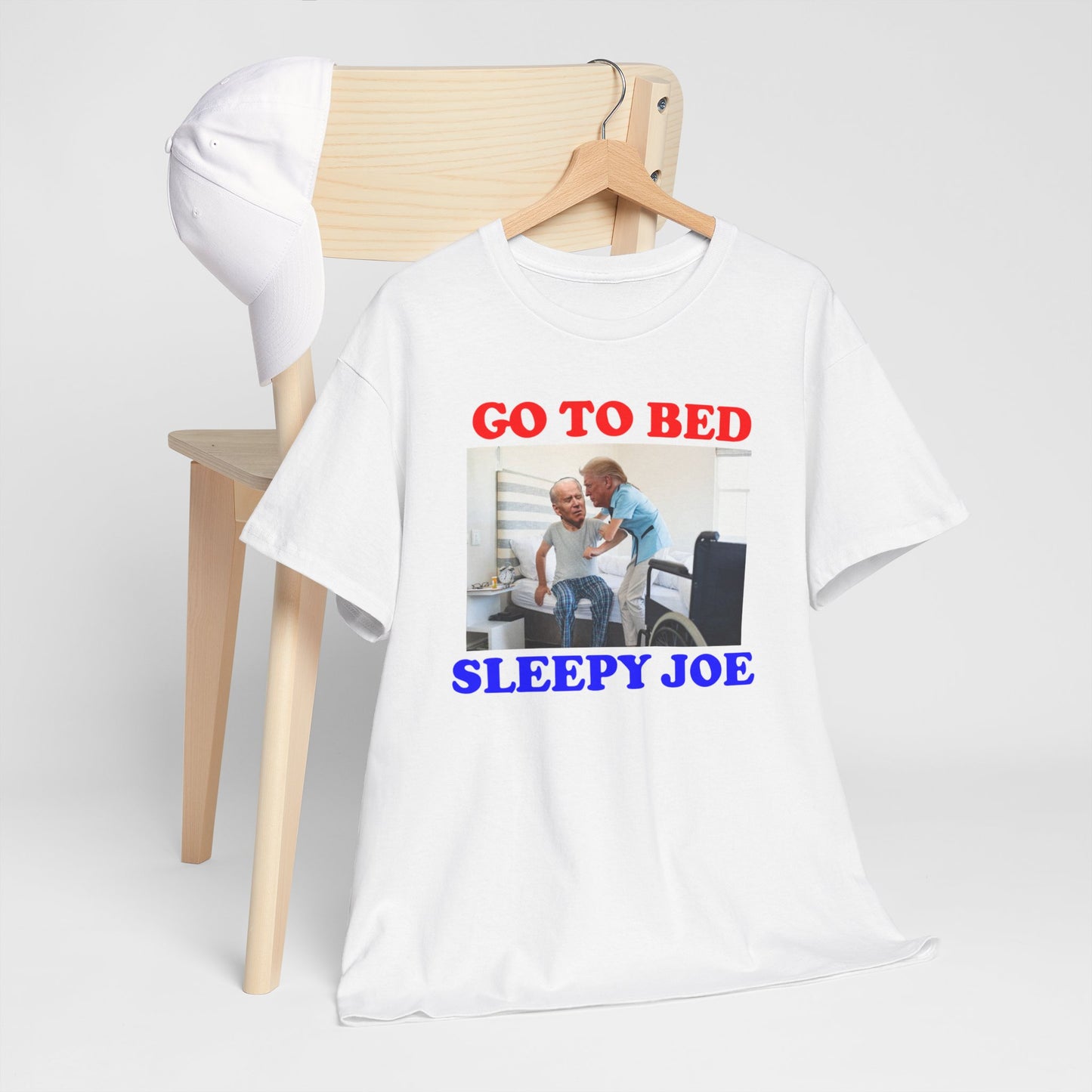 'Go To Bed Sleepy Joe' NOVELTY TRUMP TEE
