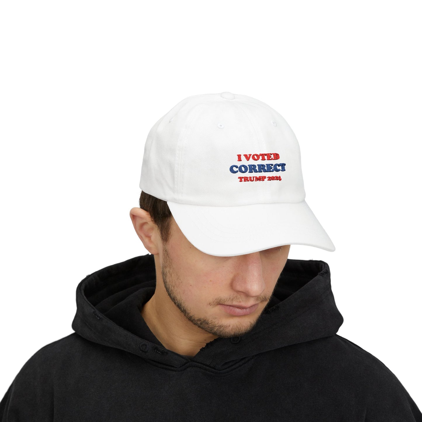 I Voted Correct Classic Dad Cap - Trump 2024 Hat for Supporters