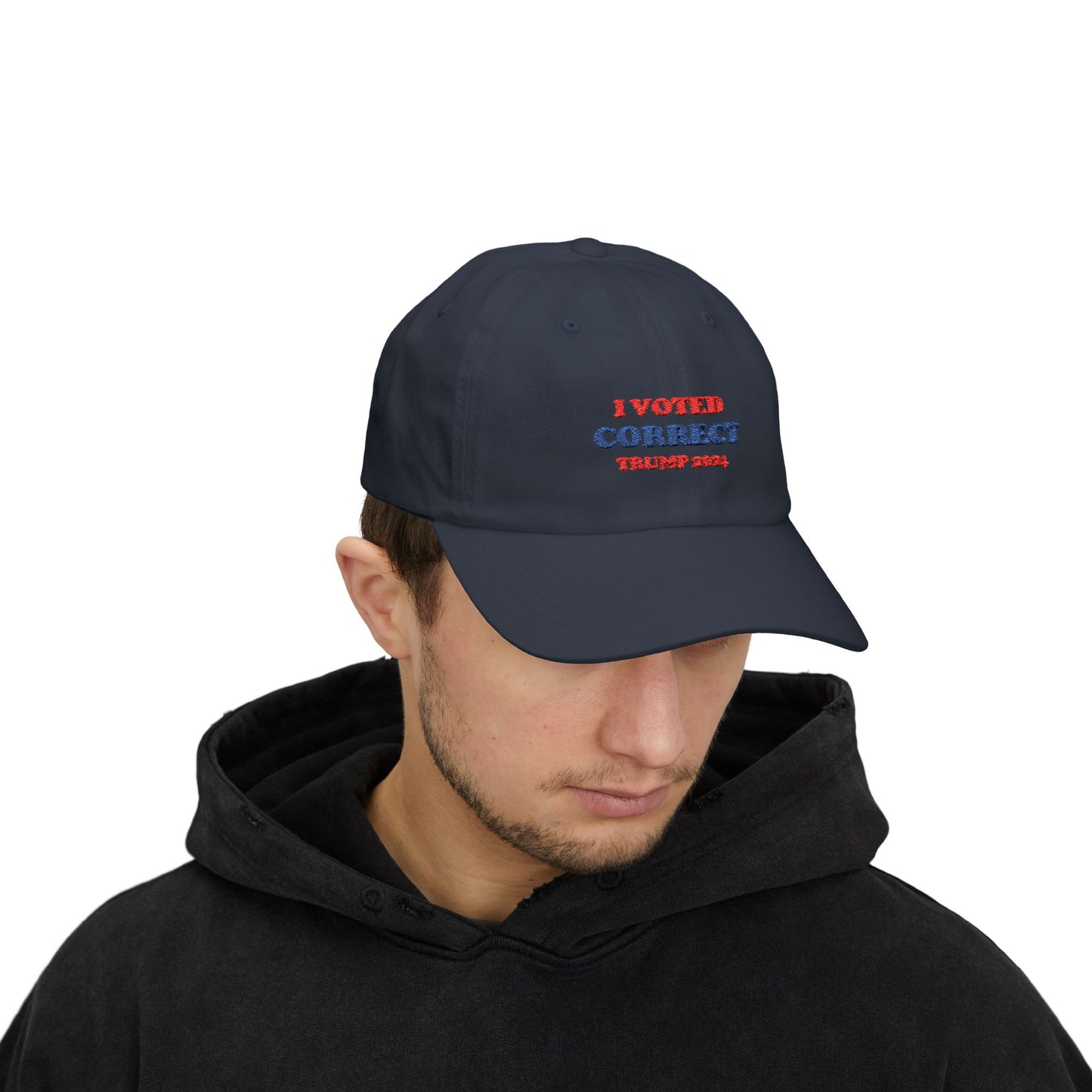 I Voted Correct Classic Dad Cap - Trump 2024 Hat for Supporters