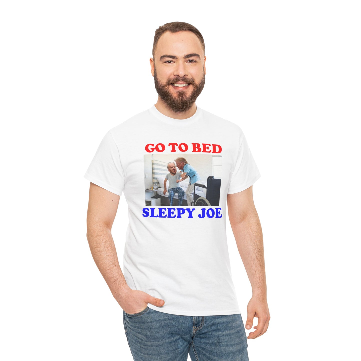 'Go To Bed Sleepy Joe' NOVELTY TRUMP TEE