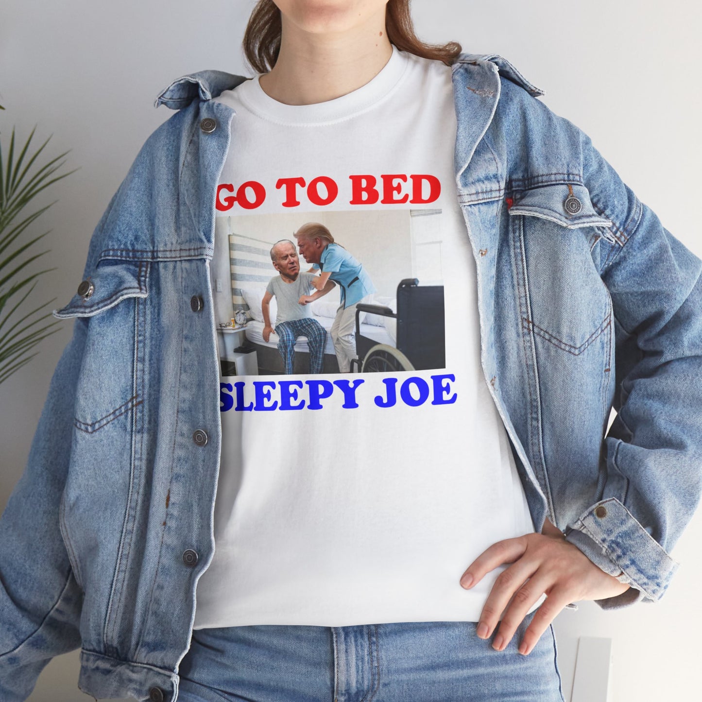 'Go To Bed Sleepy Joe' NOVELTY TRUMP TEE