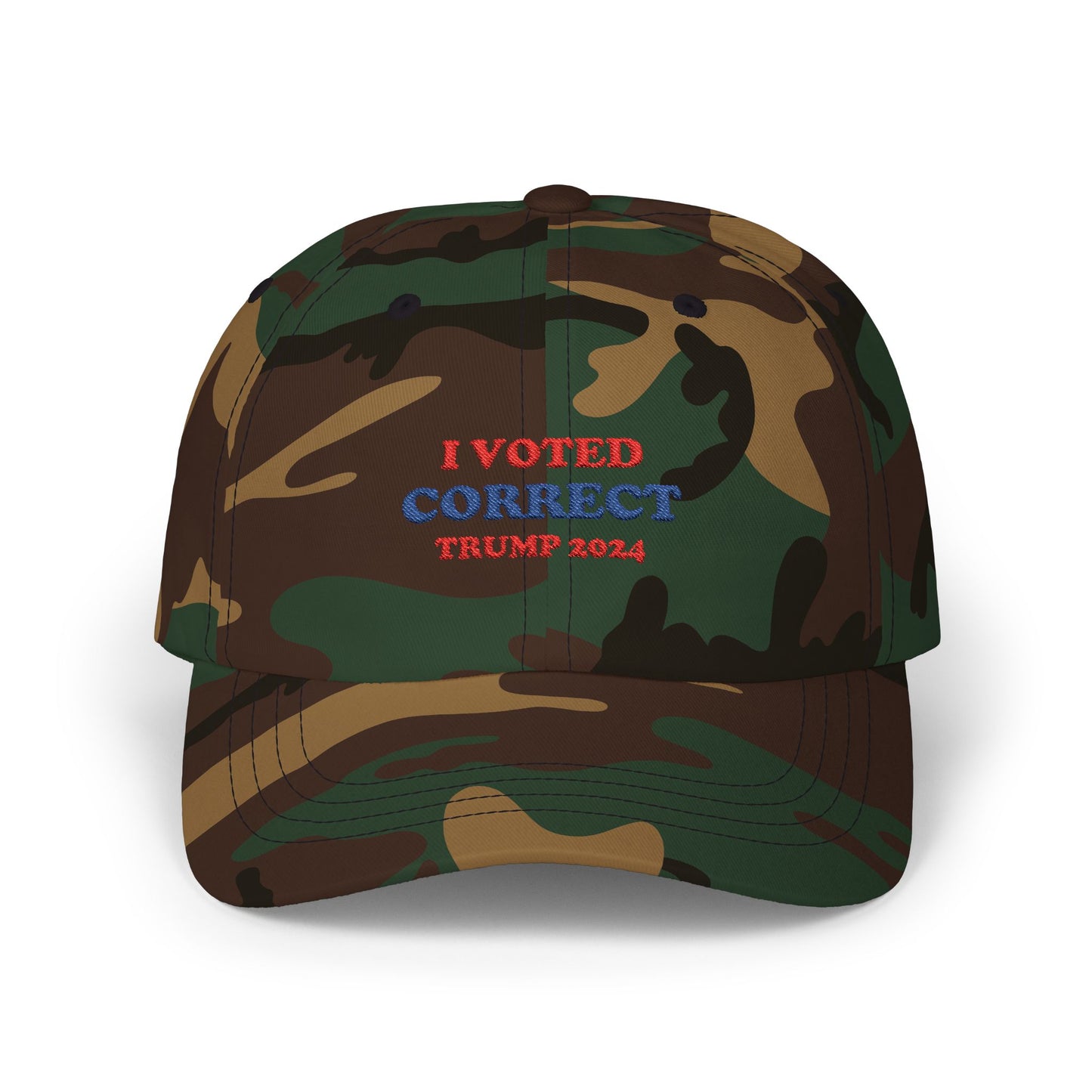 I Voted Correct Classic Dad Cap - Trump 2024 Hat for Supporters